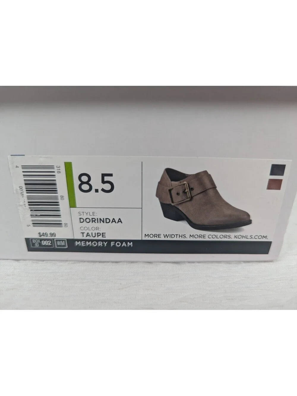 Croft & Barrow - Dorindaa - Buckle - Zippper - Women's Ankle Boots - Size: 8.5